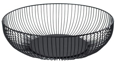 Genérico De Alambre - 11.03x2.96 Pulgadas, Canasta Moderna De Hierro Galvanizado, Estante De Almacenamiento De Malla | Organizador Para Mostrador De Cocina, Soporte Para Pan, Aperitivos Y Dulce