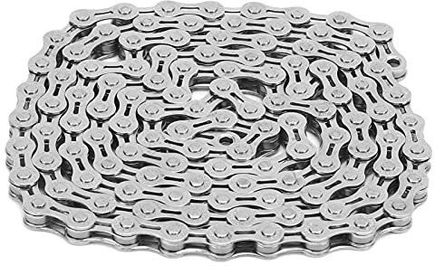 Sorandy 8 Speed Bike Chain, Lightweight Half Hollow 1/2x3/32 Inch Bicycle Chain, 116 Links Bike with Quick Split Link, Ideal for Mountain and Road