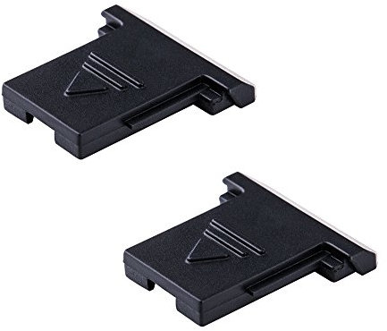 2 Pack JJC Hot Shoe Cover for Canon DSLR, Powershot and Mirrorless Cameras with Hot Shoes - Black (NOT for Canon Multi-Function Shoe, See Description for More Compatibility Cameras)