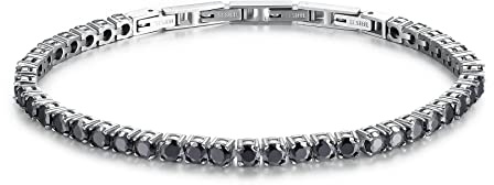 Brosway Bracciale Uomo, Bracciale Tennis in Acciaio | Collezione Avantgarde - BVD11