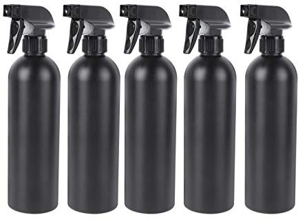 5 Pezzi 500ml Spruzzino per piante in plastica bottiglia di spruzzo per piante spruzzino acqua piccolo annaffiatoi Bottiglie Spray in Plastica per Piante da Giardino (Nero)