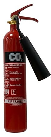 2kg CO2 Fire Extinguisher - Economy - FireShield