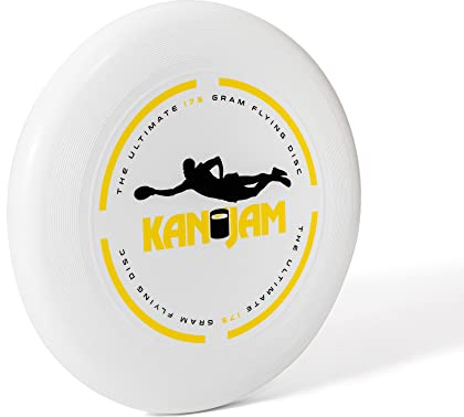 Kan Jam Unisex-Adult 18180 KanJam, 175g Ultimate Disc, Yellow Diving Design, Standard