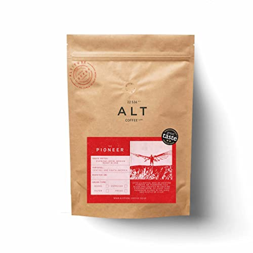 Altitude Coffee London - The Pioneer Specialty Coffee Blend, Raspberry/Almond/Toffee, Medium Roast, Whole Beans (1kg)