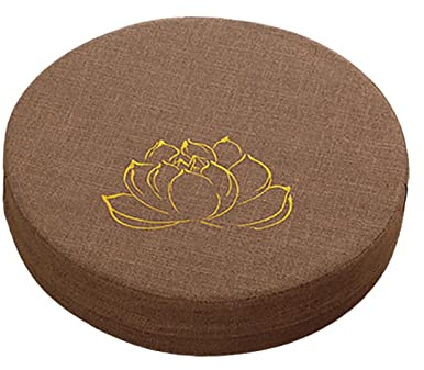 Colcolo Yogakissen Meditationskissen Meditationsmatte Tibetisches, Rund Waschbarer Bezug Yoga Sitzkissen, 40 cm x 6 cm