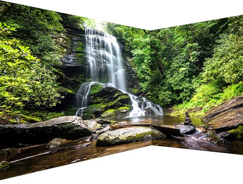 murando PREMIUM Carta da parati Cascata 550x250 cm Fotomurali in TNT Murale alla moda Decorazione da Muro XXL Poster Gigante Design Soggiorno Cameretta Carta per pareti Natura Foresta c-B-0473-a-a