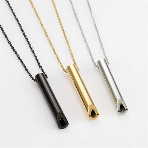 Lot de 3 colliers de respiration pour soulager l'anxiété, soulager l'anxiété, le stress pour la relaxation, la méditation, les séances d'entraînement (3 couleurs)