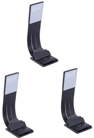 Gadpiparty 3-teilige Clip-schreibtischlampe -lampe Für Den Schreibtisch Augenschonendes -leselicht Tragbares Leselicht Mit Batterie Für Das Home Office