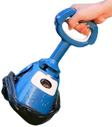 Hundekotschaufel – Hundekotschaufel – Abfallentferner – rutschfeste Haustier-Abfallentfernung für Hund, Gassi gehen, Zubehör für Hof, Gras, Kies