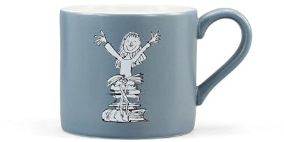 Half Moon Bay Matilda Kaffeetasse | Teetassen & Kaffeetassen | Roald Dahl Lehrergeschenke & Geschenke für Frauen | Geschenk für Buchliebhaber & Roald Dahl Bücher Fan-Geschenke | Kaffee-Geschenke &