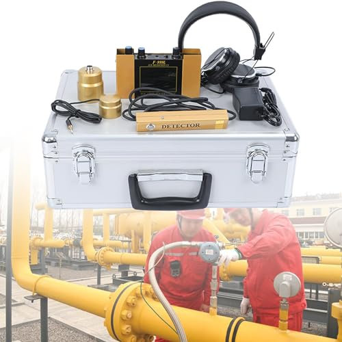LZDOYY Detector de Fugas de Agua subterránea,Sensor de Fugas de Agua Profesional Detector de Fugas de Agua de tuberías subterráneas