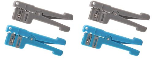 Glasfasermantel-Abisolierer, Leichter Koaxialkabel-Abisolierer, Glasfaser-Abisolierwerkzeug für Flexible Netzkabel 45-162 + 45-163