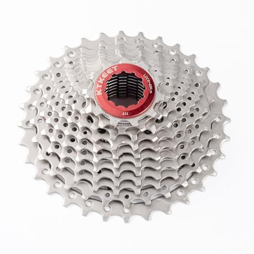 KTKEET Cassette de 11 velocidades 11-25T/28T/30T/32T/34T/36T/40T/42T/46T/50T/52T, piñón de bicicleta de carretera de 11 velocidades compatible con Shimano Ultegra xt Sunrace Sram (11-32T)