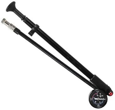Manometer Vorderradgabel, Hinterradblase, Reifen Fahrradpumpe Manuell Hochdruck Mit Manometer 400psi Doppelventil(Fork Pump 1505DT 300psi)