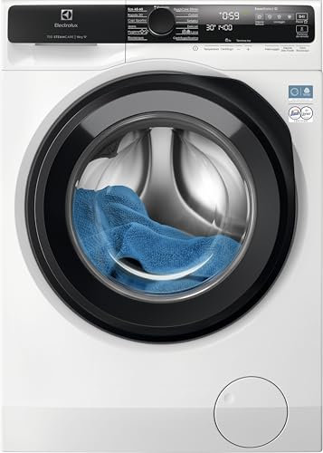 Electrolux Lavatrice Frontale Serie 700 SteamCare EW7F510Y, 10 kg, Classe A, Programma Vapore Refresh, Tecnologia SensiCare+ – Lavaggio preciso e rapido, QuickCare 59 min, Connettività App, 72 dB