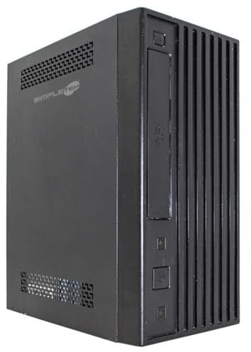 SIMPLETEK - zusammengebauter Mini-PC SFF | Prozessor J1800 RAM 16 GB SSD 480 GB | Windows 11 Pro | 5x USB VGA HDMI PS2 RS232 LAN (überholt)