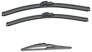 Windscreen Wiper Blade For Nissan For Juke F15 07.2010-2017 Windshield Windscreen Rear Window 22+14+12 Wiper Front & Rear Wiper Blades Set