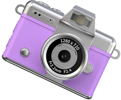 Tiny Thumb Size Digital Camera Extreme Thin 25g Transportable Keychain Shih Tzus Pocket Storage and Mobile Clip Appendage Vlog Camera