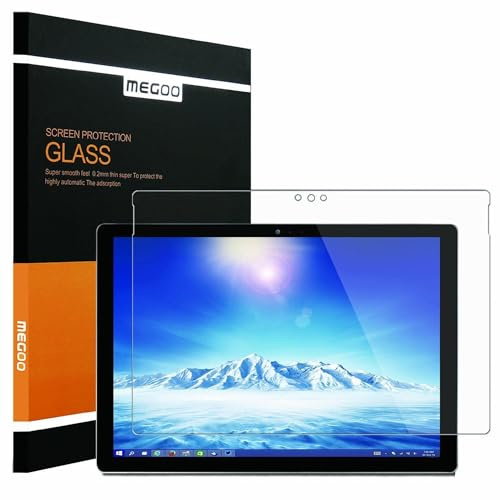 MEGOO Surface 3 Screenschutzfolie [Gehärtetes Glas] Ultra Klar, Anti-Kratzer, Freundliches Touch-10.8 InchScreenschutzfolie