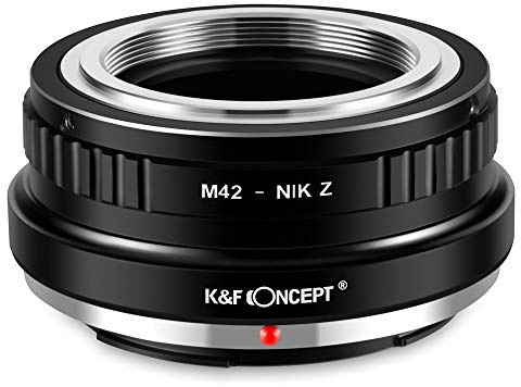 K&F CONCEPT Bague Adaptation Objectif pour Monter Objectif M42 vers Boîtier compatibile Con Nikon Z (M42-compatibile Con Nikon Z)