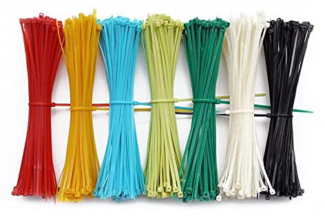 Collier De Serrage Câbles de nylon de nylon de 3 x 200 mm Cravate à glissière en plastique à glissière en plastique DIY Câble Fixer l'organisateur coloré Serre Cable (Color : Sky Blue)