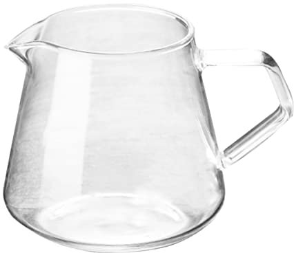 Veemoon 650ml Glass Teapot Heat-Resistant Coffee Pot Portable Milk Jug Espresso Machine Serving Pitcher Water Kettle Share Pot