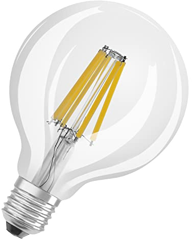 Osram Lampe LED dimmable Superstar avec un rendu des couleurs particulièrement élevé (CRI90), E27-base, Aspect filament,Blanc froid (4000K), 1521 Lumen,Remplacement de 100W-Ampoules 1-Pack