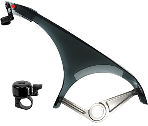 Hebie Chainguard 390 Fahrradkettenschutz 42/44 Zähne schwarz-transparent inkl. Fahrradklingel