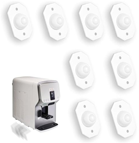 8pcs Appliance Wheels, Mini Caster Wheels for Kitchen Appliances Sticky Ball Casters Self-Adhesive Appliances Slider with Swivel Castors, 360 Degree Swivel Wheel self adhesive mini caster wheels