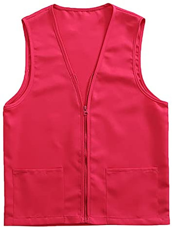 Skijacke für Kinder, Aktivitätsweste für Erwachsene, Supermarktweste, Arbeitskleidung für Angestellte, Hot Pink, 36