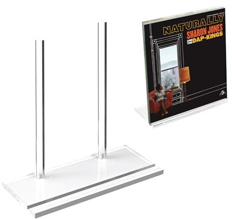 xtemtoamz Vinyl Halter Schallplattenständer, Acryl Schallplatten Aufbewahrung, Schallplatten Ständer Vinyl Ständer Lp Ständer für vinyl Album, Fotos, Bücher Display und Lagerung