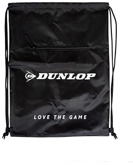 Dunlop Bolsa con cordón Padel, Negra