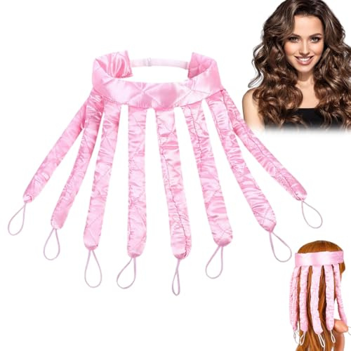 LAKJUOZ 1 Pieza Rulos Para El Cabello Sin Calor Heatless Curls Banda Para Rizos Sin Calor Rizos Sin Banda De Calor Para Cabello Largo Formadores De Ondas Durante La Noche Para Mujeres Y Niñas