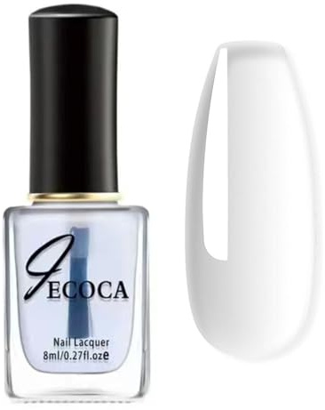Clear Top Coat Nail Polish - Clear Nail Varnish Quick Dry - 2-in-1 Nail Base Coat and Top Coat - Protective High-Glossy Shiny Long Lasting Nail Polish clear Color Manicure Salon