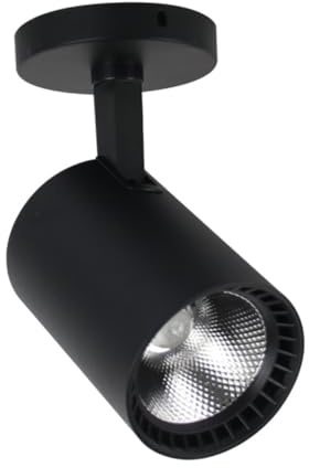 HOMSFOU 10w Foco De Techo Led Para Tienda De Ropa Aplique De Pared Para Exposiciones De Arte Mural y Venta Minorista Foco De Riel Led