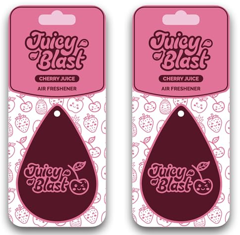 Juicy Blast Cherry Car Air Freshener, Pack of 2