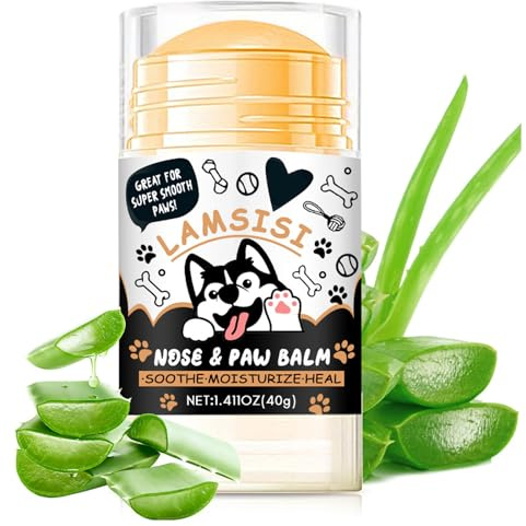 Dtaigou Baume pour Pattes de Chien Sécurisé au Léchage,Réparation des Coussinets Fendillés pour Chiens - Hydratant Naturel pour Soins des Pattes Canines pour Randonnée Hiver Camping Neige Plage