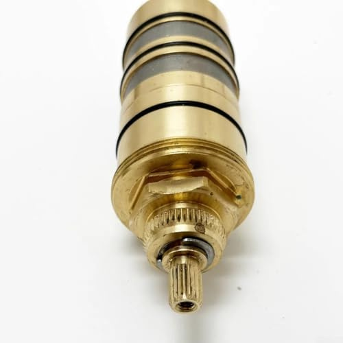 Vasiumic Messing 3/4 Zoll Exakte Temperatur Thermostat-Kartusche Ersatz-Kit kompatibel mit 130156 Duschventil, bietet genaue und konsistente Wassertemperaturregelung