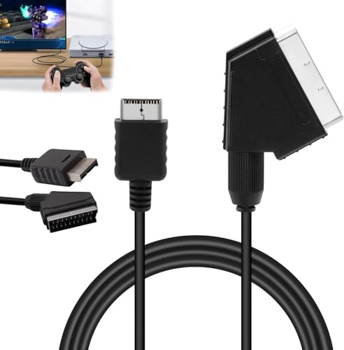 STIFFENERS Scart To Hdmi Cable, Scart To Hdmi Converter, Scart To Hdmi,Suitable For Ps2 and Ps3, 1.8m Length,Supporting 720p and 1080p Resolutions, Compact and Portable Design