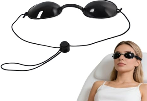 UV-Schutzbrille – 5,43 Zoll Schutzbrille | Blendfreie PVC-Brille – leichter Augenschutz mit UV-Blockierung für Spa-Schönheitsgeräte, Bräunung, Sonnenbaden und den Einsatz im Innen- und Außenbereich