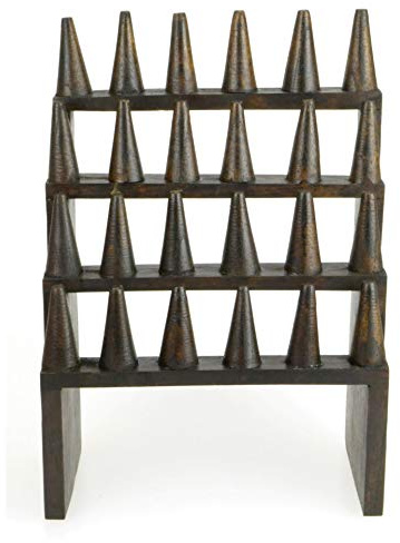Grand Ringhalter/Etagere Ringe (24 Räucherkegel) aus Holz Braun getönt Schokolade