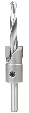 Amana Tool 55141 Carbide Tipped Shankless Counterbore with Slow Spiral #20 Screw 3/4 D x 5/16 Drill D x 5/16 Drill SHK