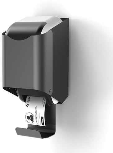 SPROCKET Wall Mount for Brother QL-810W, QL-820NWB or QL-820NWBc Label Printer (Black)