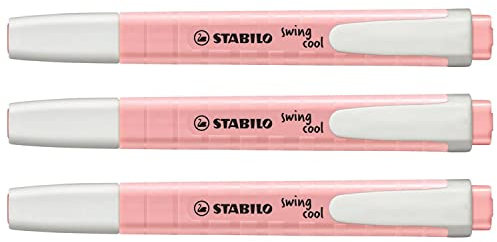 STABILO Textmarker Swing Cool Pastel Edition, 3 Stück