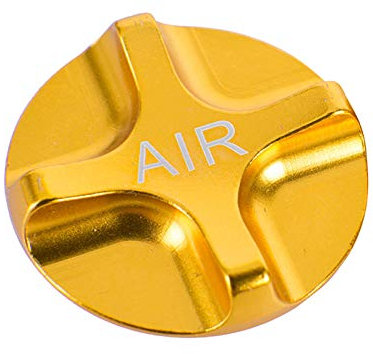 Bestlymood VéLo Air Gas Schrader AméRicain Bouchons de Valve VéLo Suspension PièCes de Fourche Avant pour VéLo de VéLo Or