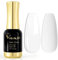VENALISA 12ml White Gel Nail Polish Soak Off Nail Lamp UV LED Natural Nail Gel Polish Nail Art DIY Manicure French Gifts, 0.43 OZ