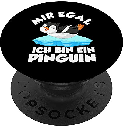 Mir Egal Ich Bin Ein Pinguin PopSockets mit austauschbarem PopGrip