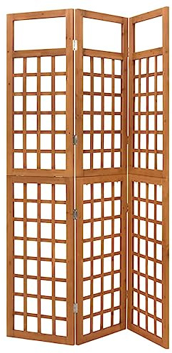 vidaXL Tannenholz Massiv Paravent Spalier 3-TLG. Rankhilfe Raumtrenner Raumteiler Trennwand Umkleide Sichtschutz Spanische Wand 121x180,5cm