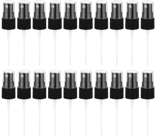FRCOLOR Perfume Spray Nozzle Replacement 20 Pack Fine Mist Bottle Nozzles 4.13 Inch Portable Cosmetic Spray Pump Accessories for Travel Body and Diy Mist Bottles