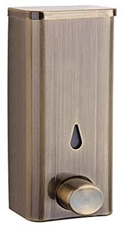 Dosificador de jabón Botella de desinfectante manual de acero inoxidable, dispensador de jabón de ducha de botellas de pared, tres colores, adecuado para hoteles y hogares dispensador de jabón líquido